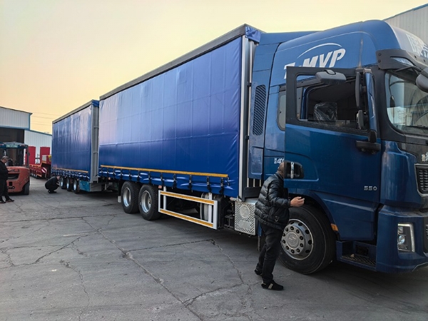 Curtain Side Container Semi-Trailers