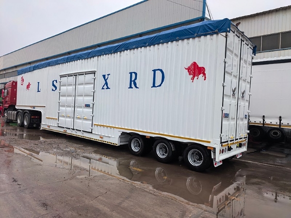 Curtain Side Container Semi-Trailers