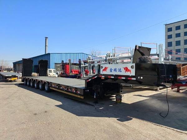 Export Special Oversized Multi-Axle Heavy-Duty Low Bed Semi-Trailers