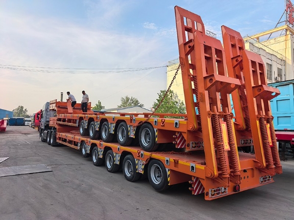 Export Special Oversized Multi-Axle Heavy-Duty Low Bed Semi-Trailers