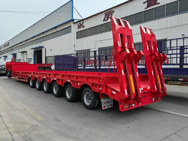 Export Special Oversized Multi-Axle Heavy-Duty Low Bed Semi-Trailers