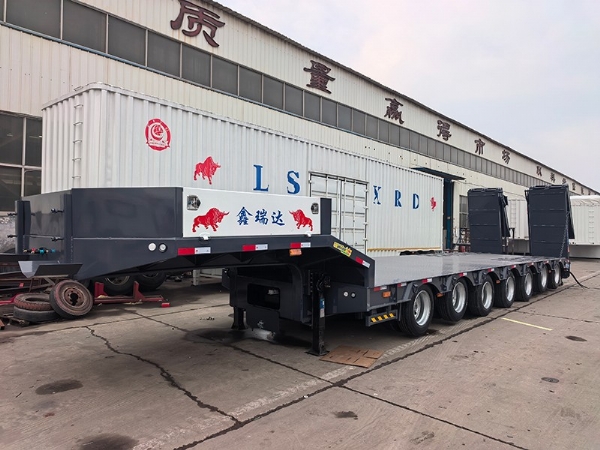 Export Special Oversized Multi-Axle Heavy-Duty Low Bed Semi-Trailers
