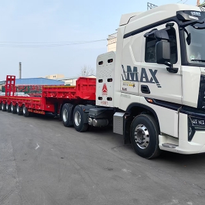 Export Special Oversized Multi-Axle Heavy-Duty Low Bed Semi-Trailers