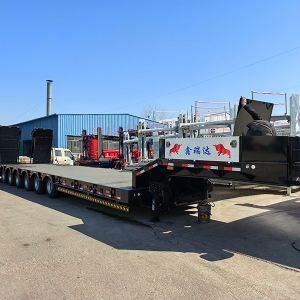 Export Special Oversized Multi-Axle Heavy-Duty Low Bed Semi-Trailers