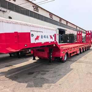 Export Special Oversized Multi-Axle Heavy-Duty Low Bed Semi-Trailers