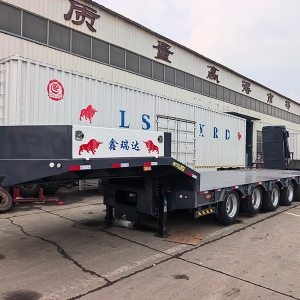 Export Special Oversized Multi-Axle Heavy-Duty Low Bed Semi-Trailers