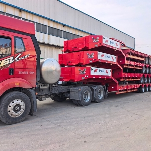 Export Special Oversized Multi-Axle Heavy-Duty Low Bed Semi-Trailers