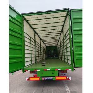 帘布侧帘集装箱半挂车