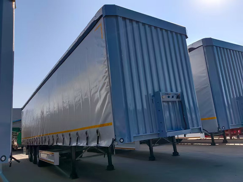 侧帘集装箱半挂车