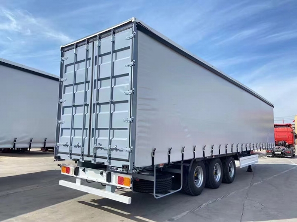 侧帘集装箱半挂车