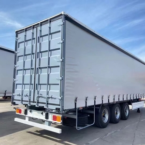 侧帘集装箱半挂车