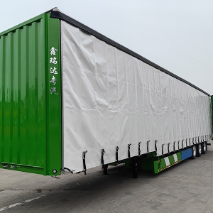 侧帘集装箱半挂车