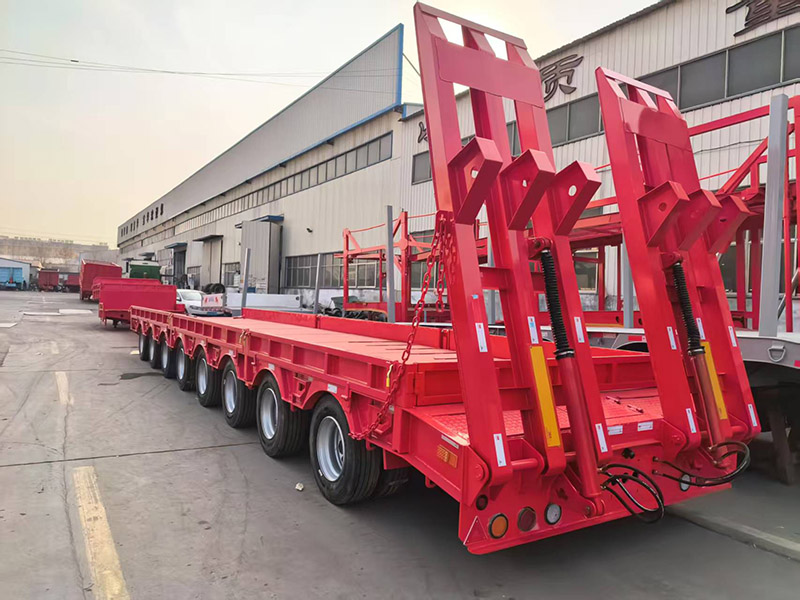 出口低平板半挂车