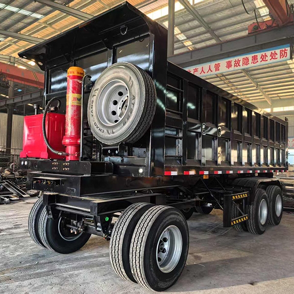后翻自卸半挂车