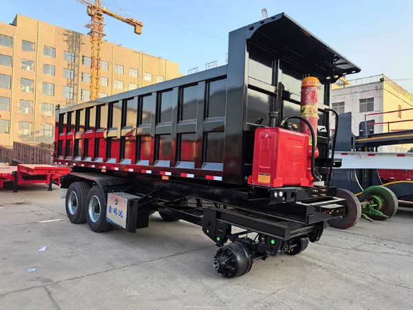 后翻自卸半挂车
