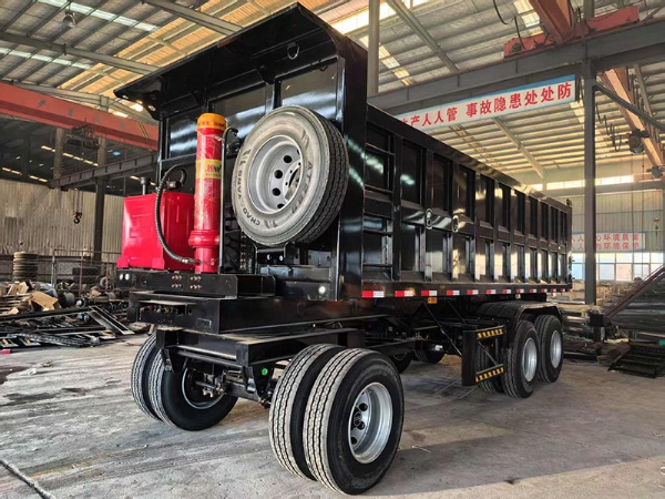 后翻自卸半挂车