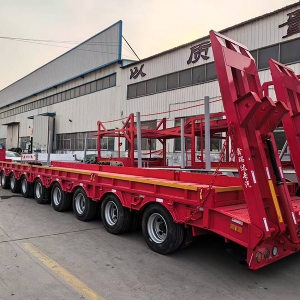 出口低平板半挂车