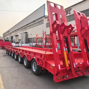 出口低平板半挂车