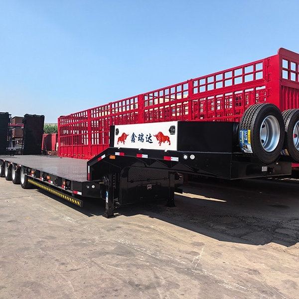 出口特种大件多轴重型低平板半挂车