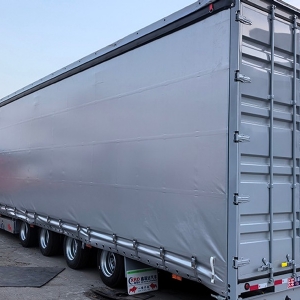 帘布侧帘集装箱半挂车